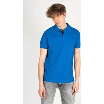 Pánské tričko Pepe Jeans Polokošile PM541431 | Lucas Modrá Regular Fit S