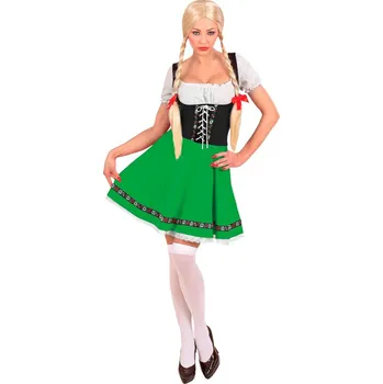 Karnevalový kostým Dámský kostým bavorské dívky,zelený - S