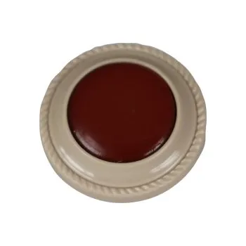 Knoflík Knoflík dámský DILL 154 BÍLÝ PLASTOVÝ -