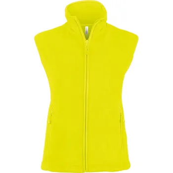 Dámská mikina Kariban dámská Fleecová vesta Melodie Zářivá žlutá XXL