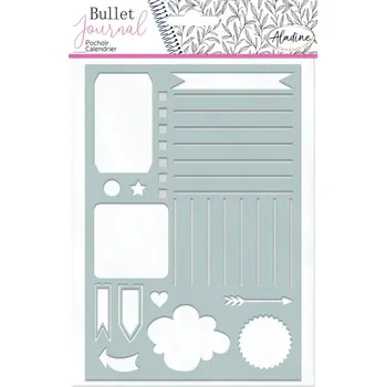 Výtvárné potřeby Šablona Aladine Bullet Journal - Organizace měsíce 19 x 13 cm