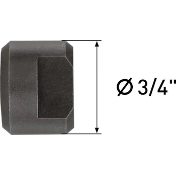 Vrták Karnasch 201777030 | Vodící kolík pro kuželový záhlubník 90° 201786045 průměr 3/4″