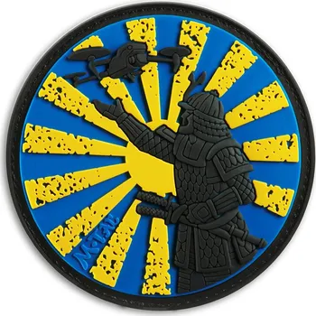 Nášivka M-TAC PATCH THE WAY OF THE SAMURAI PVC - různé barvy Barva: Blue/Yellow