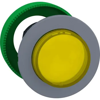 Stykač Schneider Electric ZB5FW183C0 Ovládací hlavice stiskací prosvětlené, zapuštěné provedení, ŽL , speciální popis ŠE