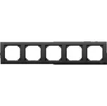 Schneider Electric MTN486514 Merten - Rámeček pětinásobný, M-Plan, Antracit