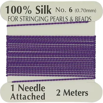 Korálek Hedvábná nit č. 61 (0.7mm)