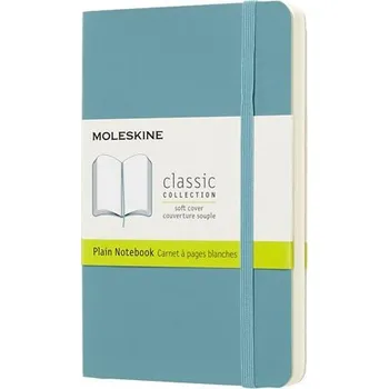 Zápisník Moleskine - měkké desky, S, čistý - tyrkysový