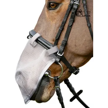 Koňská maska proti hmyzu Síťka Waldhausen -FLY NOSE ST- - Stříbrná - Cob