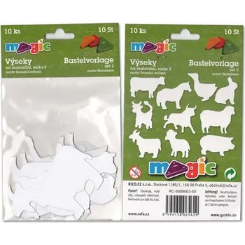 MAGIC papírové výseky na malování DOMÁCÍ ZVÍŘÁTKA