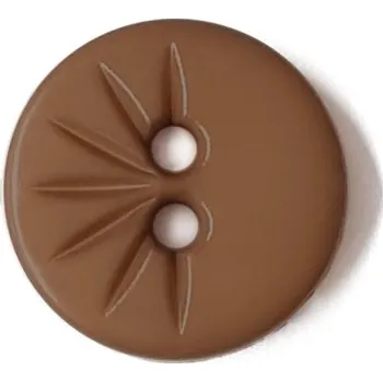 Knoflík Knoflík dámský DILL 212804 halenkový 13 mm - Hnědý, 13 mm
