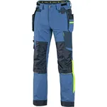 CXS Kalhoty NAOS pánské, modro-modré, HV žluté doplňky, vel. 48