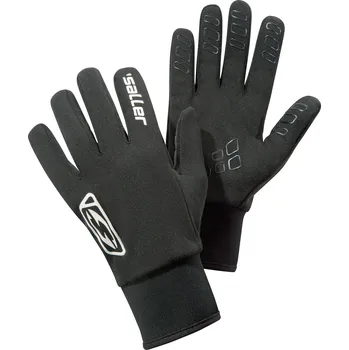 Florbalový chránič Saller FIELD Rukavice pro hráče BARVA: 350 černá, Velikost: 6 – hřejivé tréninkové rukavice s úchopem