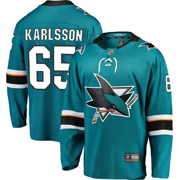 Fanatics Pánský dres San Jose Sharks NHL #65 Erik Karlsson Breakaway Alternate Jersey Velikost: S, Distribuce: USA