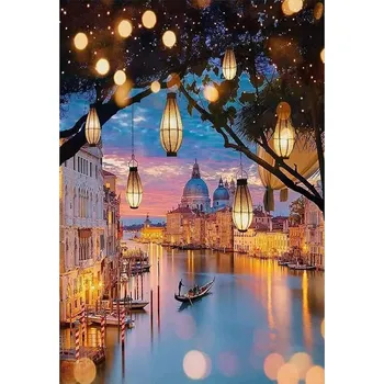 Diamantové malování Diamantová mozaika - Řeka