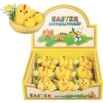 Velikonoční kuřátka 5,5 cm, 9ks