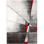 Kusový koberec Brilliance Grey/Red 21807-951, 80 x 150 cm (koberec Brilliance Grey/Red 21807-951,Brilliance 21807-951 Grey/Red)