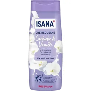 Sprchový gel ISANA Krémový Sprchový gel orchidejí a vanilka 300 ml