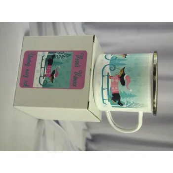 Smaltový hrnek Vánoce VZ3