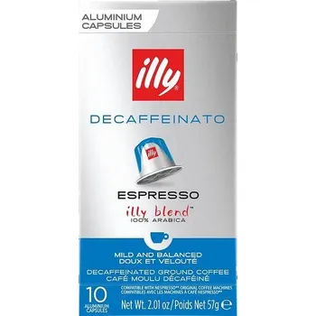 ILLY espresso bez kofeinu 10 kapslí