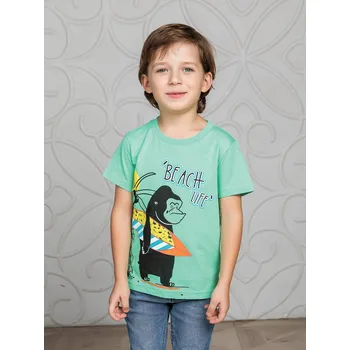 Chlapecké tričko Chlapecké tričko Beach - zelená 116