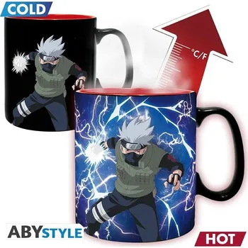 Naruto Keramický hrnek měnící 460 ml - Kakashi & Itachi