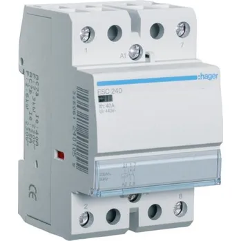 Stykač Hager ESC240 Stykač 40A, 2S, 230V AC