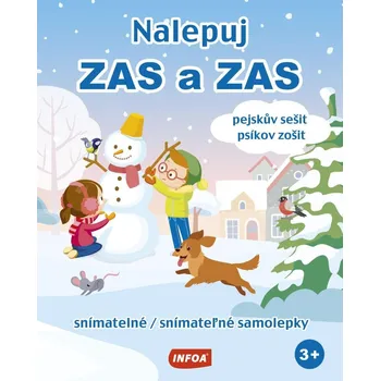 Nalepuj ZAS a ZAS Pejskův sešit / psíkov zošit snímatelné / snímateľné samolepky