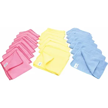 SATRA Čisticí utěrky pro suché i mokré čištění aut, sada 24ks