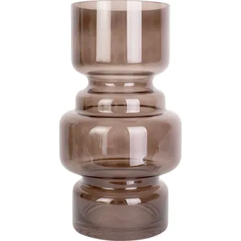 Váza Váza Courtly sklo velká čokoládově hnědá Present Time (Barva- hnědá, sklo)