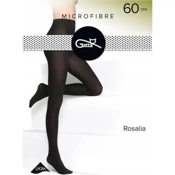 Dámské punčochy Neprůhledné silonky Rosalia 60 den Velikost: XL, Barva: Grafitová