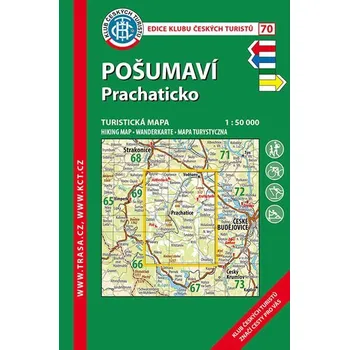 Cestování Pošumaví-Prachaticko /KČT 70 1:50T Turistická mapa