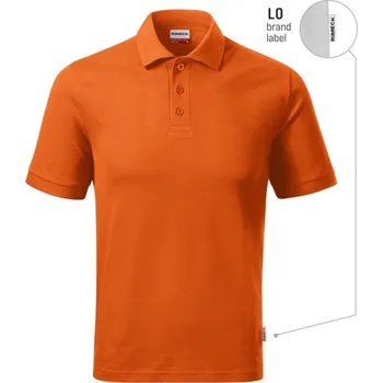 RIMECK Polokošile Resist Heavy Polo, krátký rukáv, pánská MAL-R20LO15 L Oranžová (s labelem)