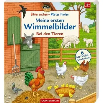 První čtění Meine ersten Wimmelbilder - Brauer, Sybille [DE] (2022, Formát desky, Coppenrath F)