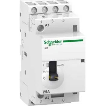 Stykač Schneider Electric A9C21834 Stykač iCT 25A 4ZAP 220/240V AC 50Hz M.O.
