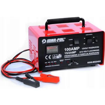 Nabíječka autobaterie MAR-POL Nabíječka se startérem 100A, 6V/12V, 20-120Ah