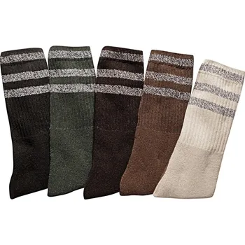 Dámské ponožky Sada 10 párů komfortních ponožek černá/khaki/kaštanová 39-42
