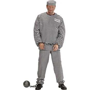 Karnevalový kostým Vězeň,pánský kostým - S