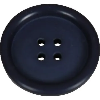 Knoflík Knoflík pánský DILL 1612/40/1002 modrý PLASTOVÝ - Modrá, 15mm