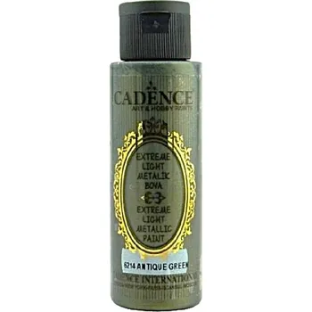 Vodová barva Cadence Metalická barva Cadence Extreme Light, 70 ml - antique green, antická zelená