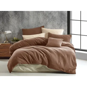 Brotex Francouzské mušelínové povlečení hnědé Rozměr: 240x220