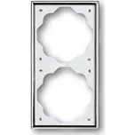 ABB 2CKA001754A4134 Rámeček dvojnásobný, pro vodorovnou i svislou montáž, chromová