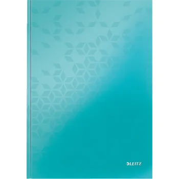 Sešit Zápisník Leitz WOW A4, linkovaný, ledově modrý