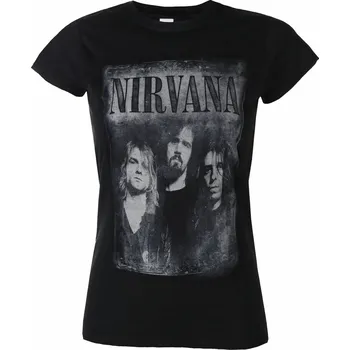 Dámské tričko Tričko metal dámské Nirvana - Faded Faces - ROCK OFF - NIRVTS22LB - XXL