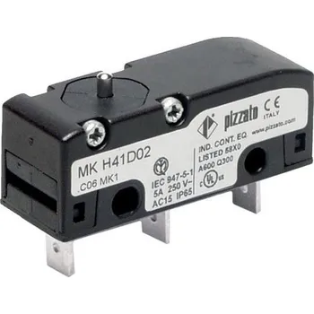 spínaný zdroj Pizzato MKH11D02 Mikrospínač MK H11D02, 1NO+1NC, IP40