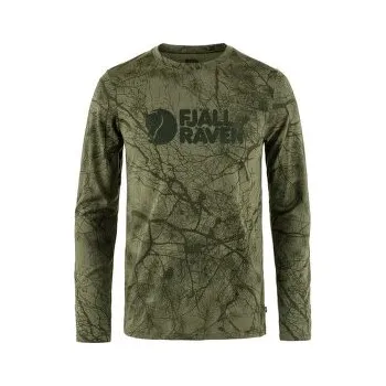 Fjällräven Värmland Wool LS Men Green Camo zelená L