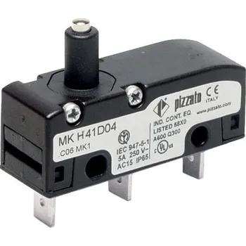 spínaný zdroj Pizzato MKH12D04 Mikrospínač MK H12D04, 1NO+1NC, IP65