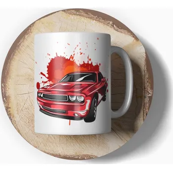 Hrnek Dodge Challenger - Tyrkysová