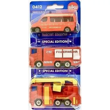 autíčko SIKU 0412 SET VOZIDLA HASIČI