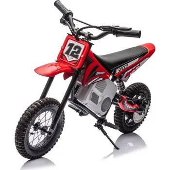Dětské elektrovozidlo Mamido Dětská elektrická motorka Cross 350W 36V červená