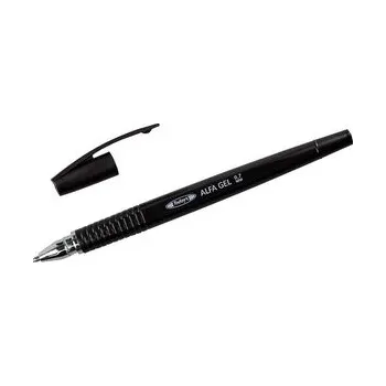Set školních potřeb Długopis żelowy Alfa Gel czarny (10szt) DELI